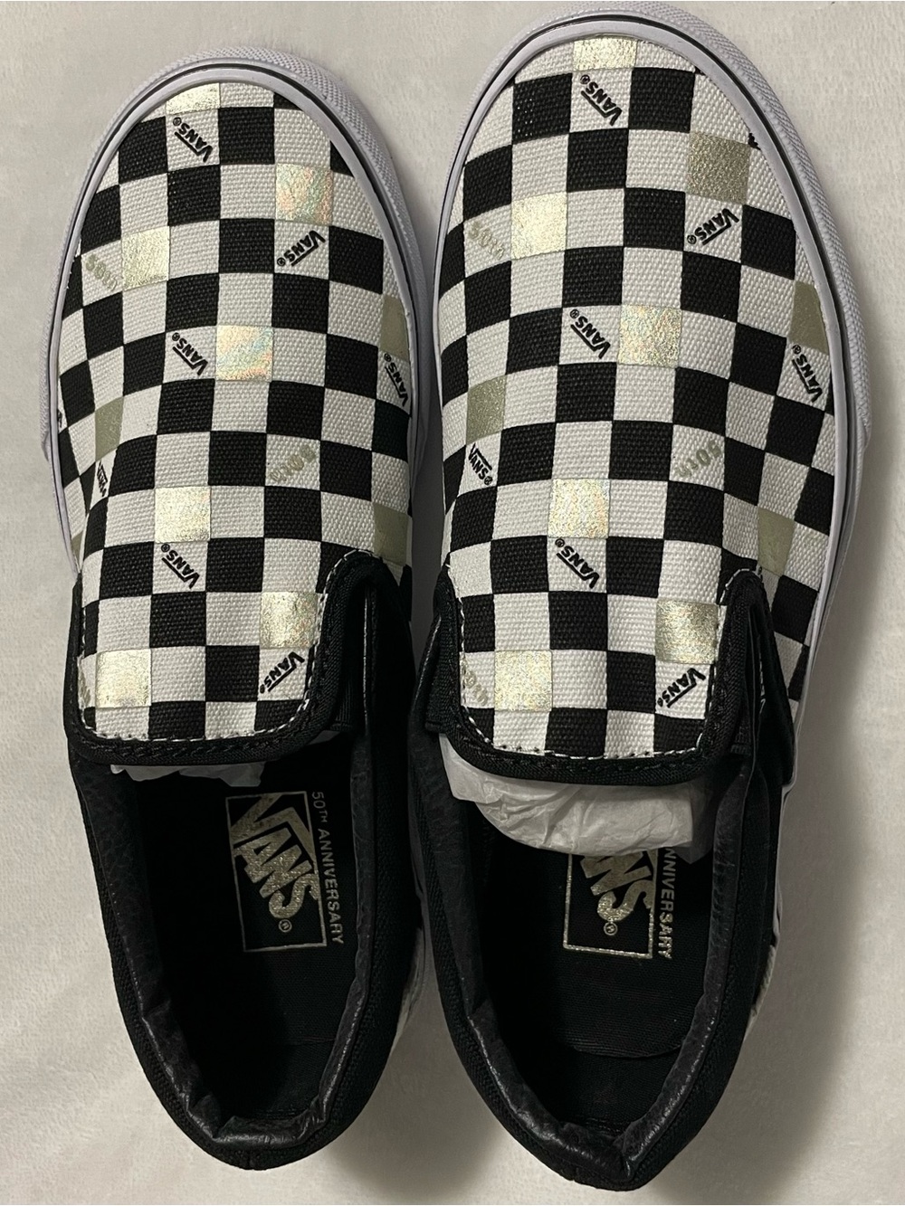 Vans Checkered Slip On 50th Anniversary Employee Exclusive Edition